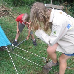 fotos kamp 2009-2010 jong-givers 123 - Scouts en Gidsen Zaventem 